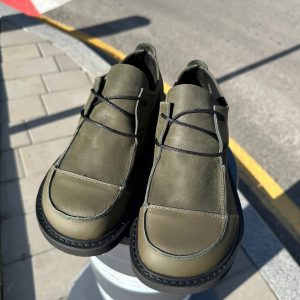 Khaki shoes